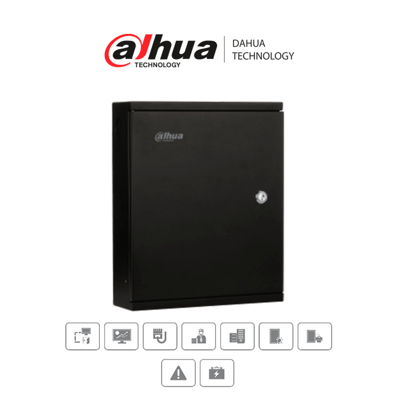 DAHUA ASC2204C-H - Control de acceso TCP/IP /4 puertas 4 lectoras vía Wiegand o RS485 / 200,000 Tarjetas/ 150,000 Eventos / Admite biométricos DAHUA/Control Maestro