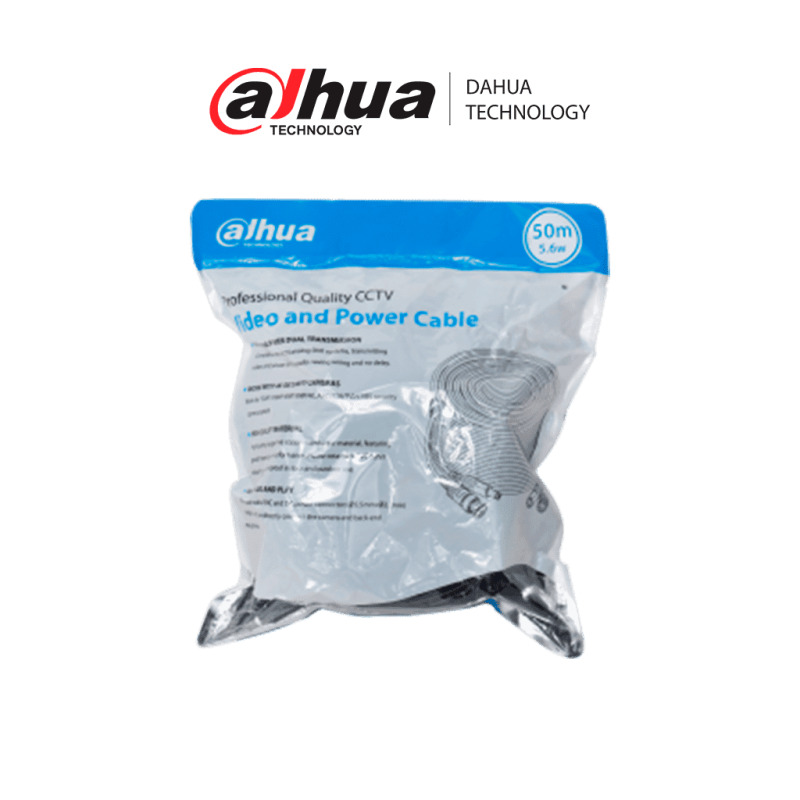 DAHUA DH-PFM942I-50-5 - Cable de 50 Metros Armado para Video y Energía/ con Conectores BNC y de Energía/  Para Camaras Hasta 4k/ Soporta: AHD/CVI/TVI/CVBS/ Uso Exterior e Interior/ Cobre de Alta Pureza/  image 3