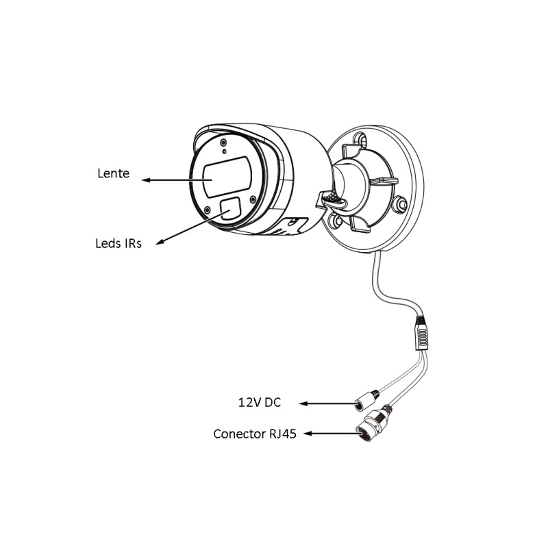 VIVOTEK IB9369 -  Cámara IP bullet exterior 2 Megapixeles/ Lente 2.8mm/ Smart IR 30 Mts/ WDR digital/ Smart Stream III/Smart motion/3DNR/ Ranura para MicroSD,SDHC,SDXC/ Protección IP66, IK10/ NDAA/ ONVIF #ARMATUKIT image 4