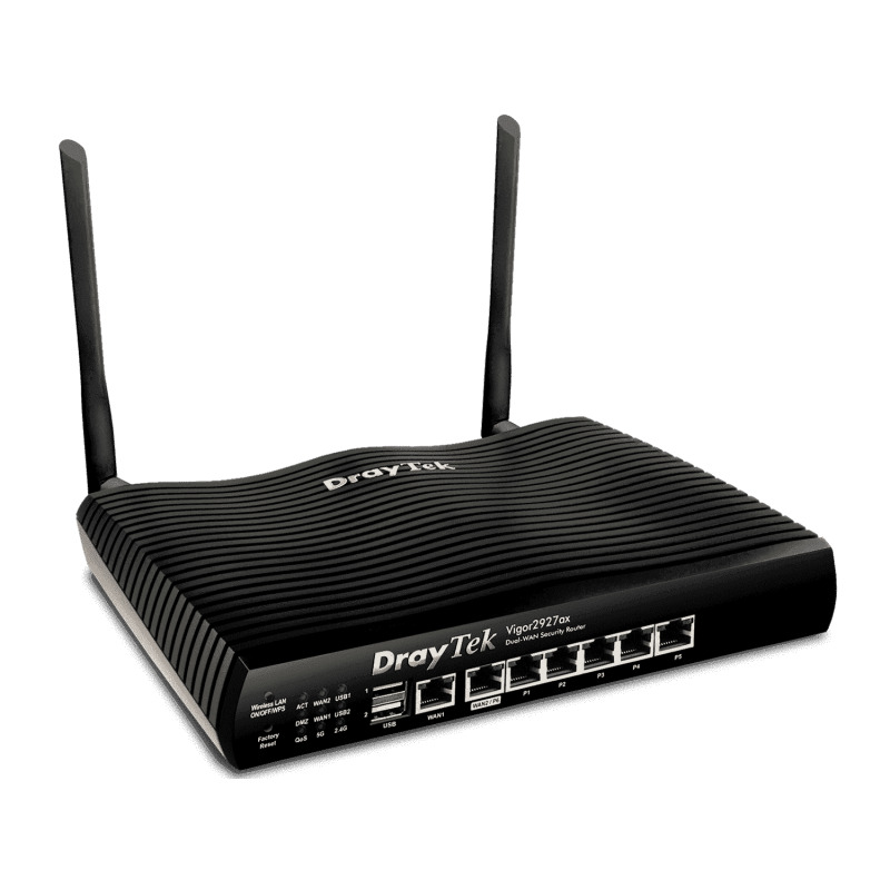 DRAYTEK VIGOR2927AC- Ruteador Inalambrico Multi WAN/ 1 Puertos WAN GE RJ45/ 1 Puerto intercambiable LAN & WAN/ 5 Puertos LAN GE/ 50 VPN/ 2 Puertos  USB/ WiFi AC Hasta 1733 Mbps #BUENFIN image 3