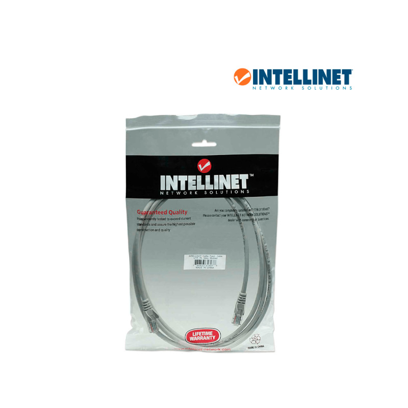 INTELLINET 318976 - CABLE PATCH / 2.0m( 7.0f) / Cat 5e / UTP GRIS image 4