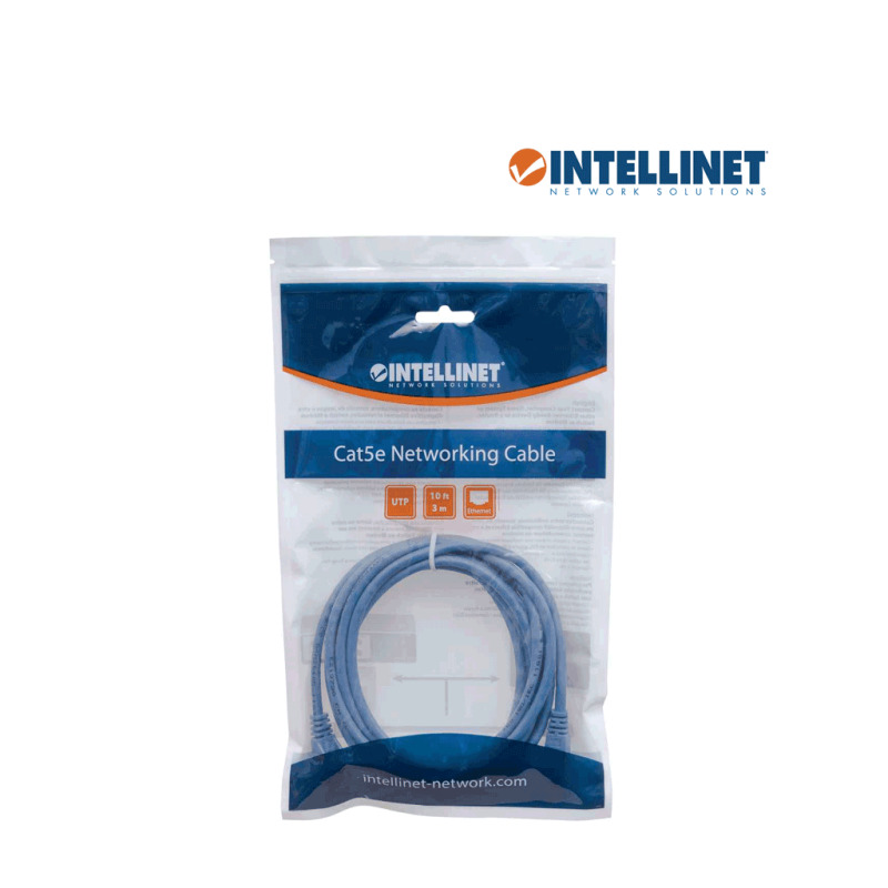 INTELLINET 319775 - CABLE PATCH / 3.0m(10.0f) / Cat 5e / UTP AZUL image 4