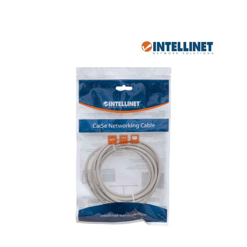 INTELLINET 319768 - CABLE PATCH / 3.0m(10.0f) / Cat 5e / UTP GRIS image 4