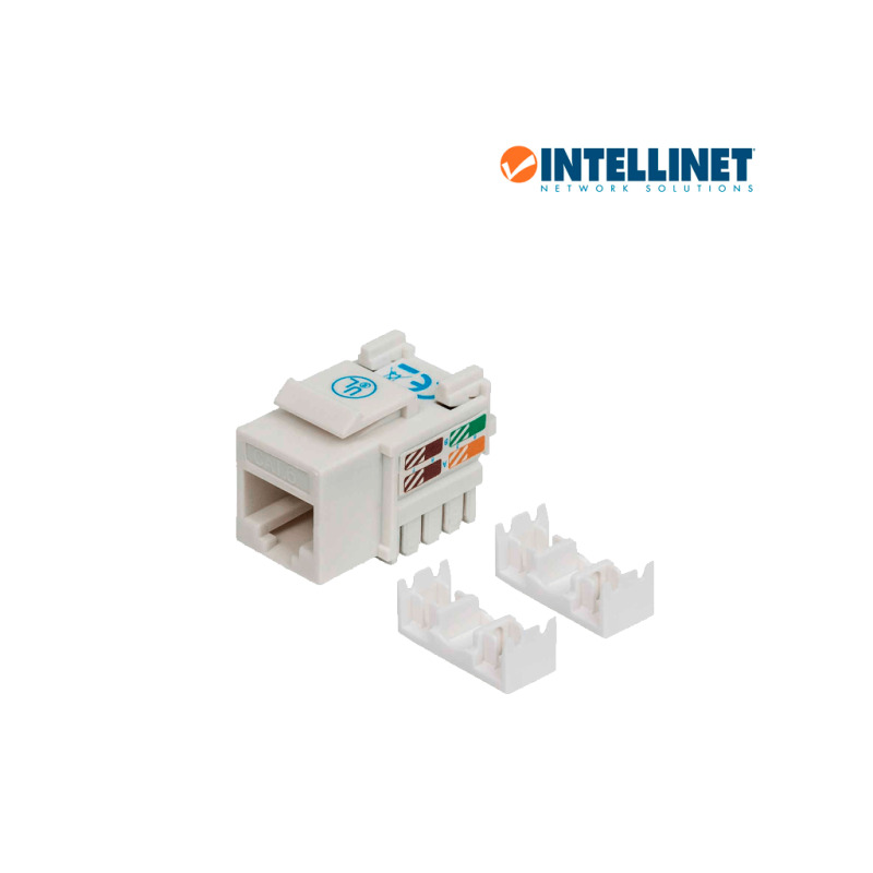 INTELLINET 210591 - JACK CAT 6 / DE IMPACTO / (KEYSTONE) / BLANCO image 3