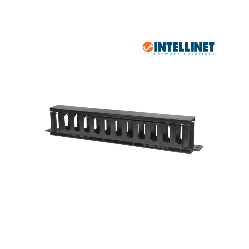 INTELLINET 714679 - Organizador Horizontal /19" / 1U / Plástico / 8cm image 2
