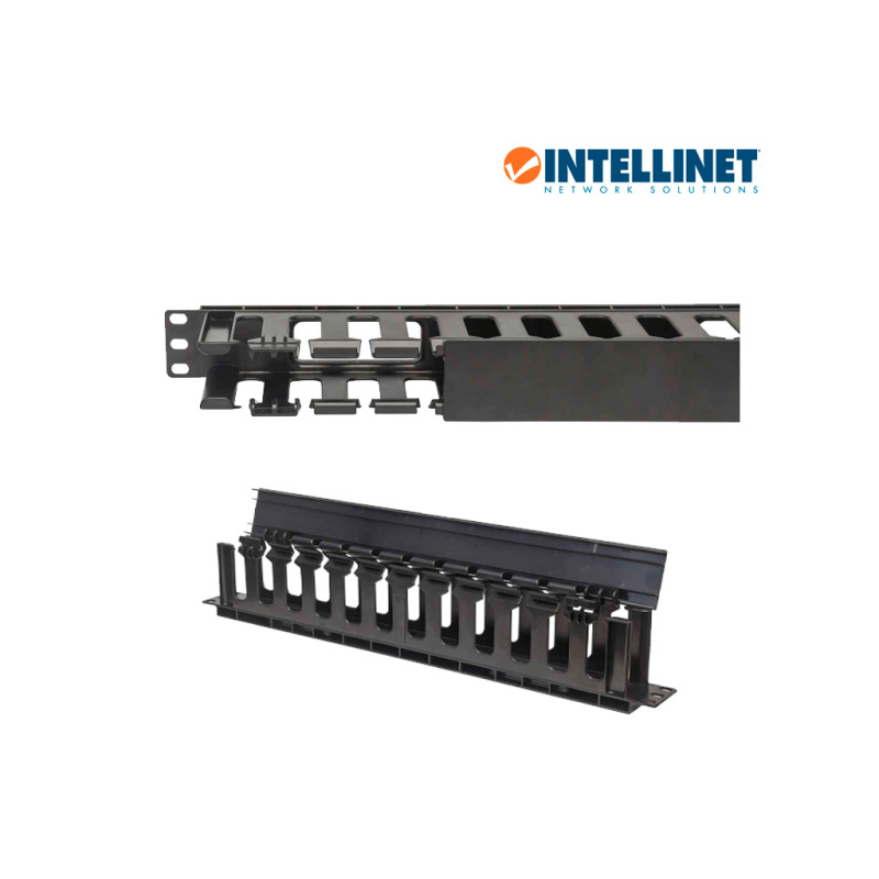 INTELLINET 714679 - Organizador Horizontal /19" / 1U / Plástico / 8cm image 4