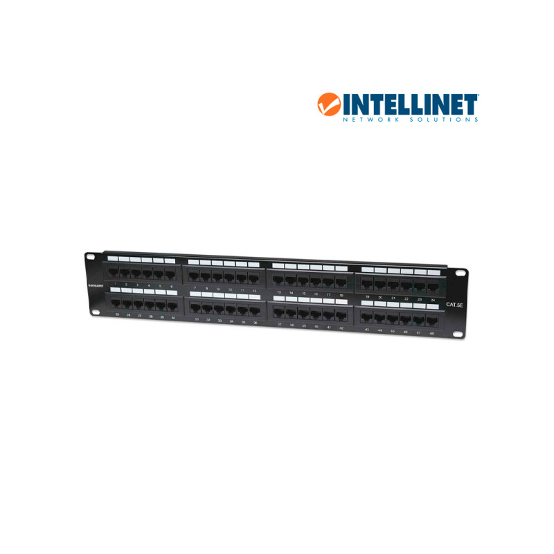 INTELLINET 513579 - PANEL PARCHEO / CAT 5E  / 48 PTOS / 2 NIV. RACK image 2
