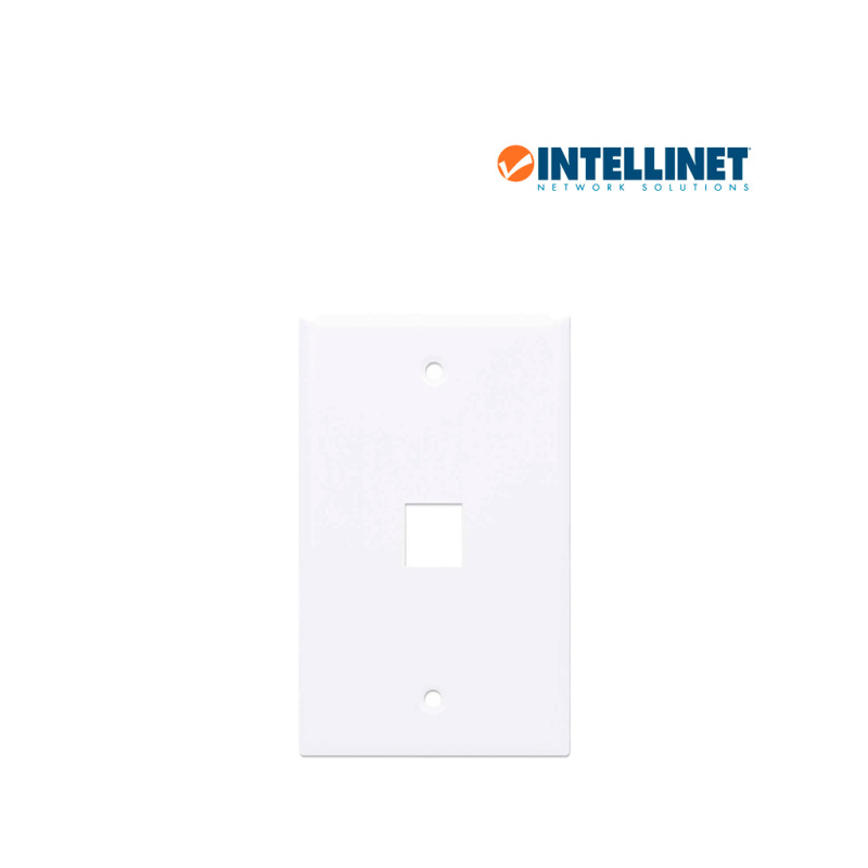 INTELLINET 163286 - TAPA (FACEPLATE) / 1 PERFORACION / BLANCO image 5