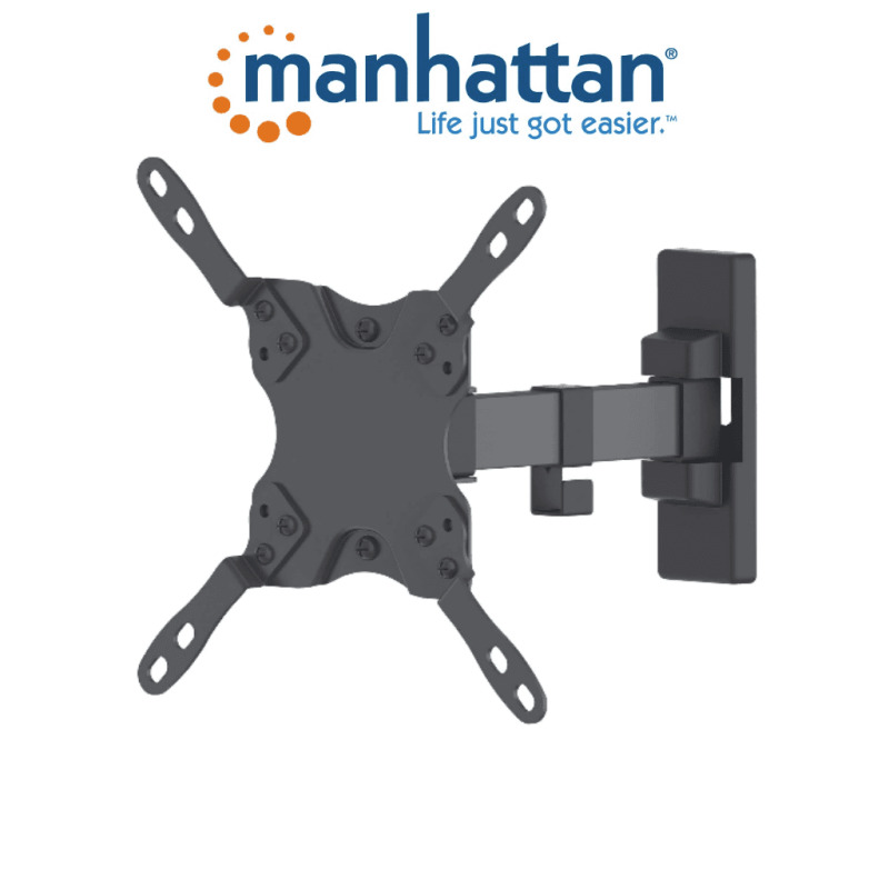 MANHATTAN 461399 - Soporte para Pantalla de 13 a 42 Pulgadas/ 20 Kg de Carga/ Brazo Articulado/ Distancia a la Pared de Hasta 19 cm/ Acero/ VESA/ 75/ 100/ 200x100/ 200/ image 2