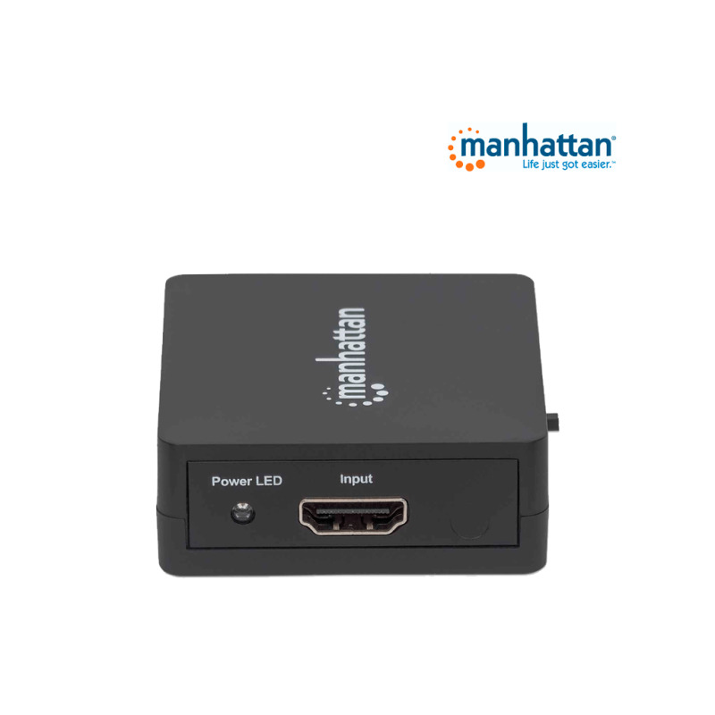 MANHATTAN 207652 - Splitter / Divisor de Video HDMI/ FullHD/ 1 Entrada y 2 Salidas/ Distancia de Entrada 15 Metros/ Distancia de Salidas 15 Metros/ Soporta Conexión en Cascada/ Soporta sonido LPCM, Sonido Master DTS-HD y Dolby TrueHD/ image 12