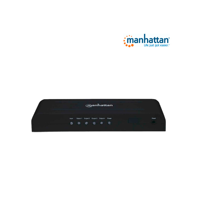 MANHATTAN 207515 -  Splitter / Divisor de Video HDMI/ 1 Entrada y 4 Salidas/ Resolucion 4k @ 30Hz/ Soporta Video full 3D y Color Profundo/ Soporta Sonido Comprimido DTS-HD Master y Sonido Envolvente/ image 13