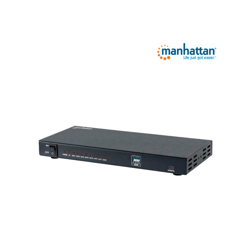 MANHATTAN 207560 - Video Splitter / HDMI / 4k@30Hz / 1 in:8 out image 2