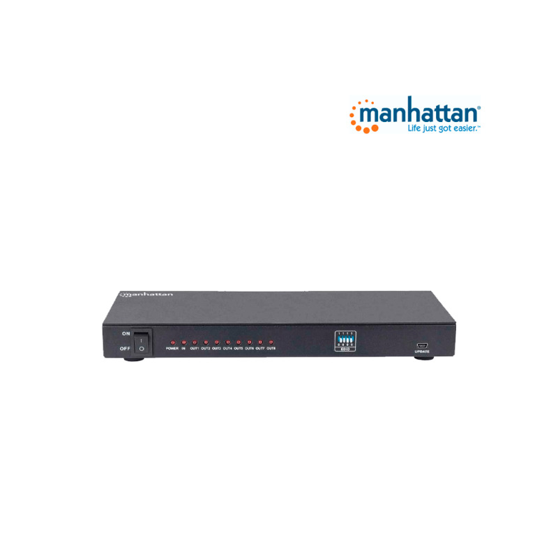 MANHATTAN 207560 - Video Splitter / HDMI / 4k@30Hz / 1 in:8 out image 10