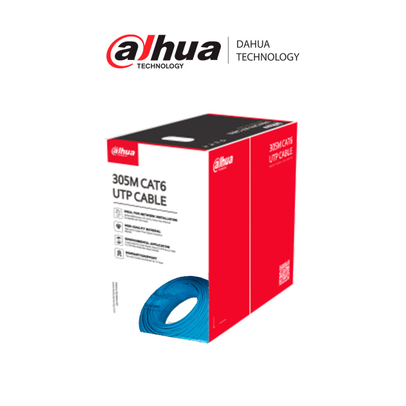 DAHUA DH-PFM920I-6UN-C - Bobina de Cable UTP 100% Cobre/ Cat 6/ Color Azul / Interior/ 305 Metros/ Ideal para Redes y Video/ image 2