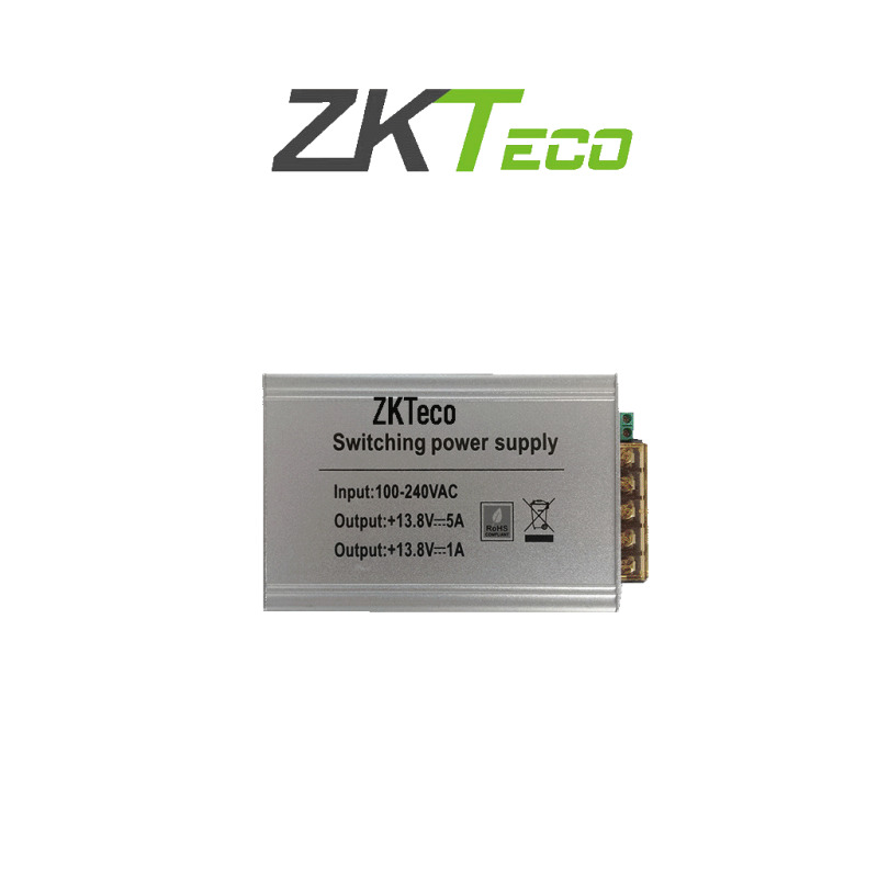 ZKTECO TPM005B - Fuente de Poder para Gabinete ZKTECO / 110V de Entrada / 12V de Salida / Compatible con Paneles InBio image 2