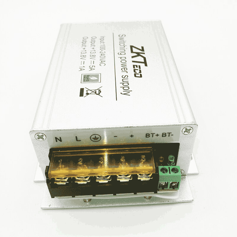 ZKTECO TPM005B - Fuente de Poder para Gabinete ZKTECO / 110V de Entrada / 12V de Salida / Compatible con Paneles InBio image 4