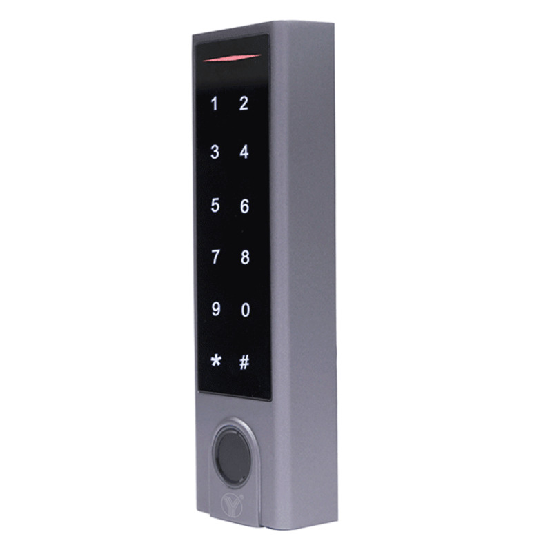 YLI YK1068A - Teclado touch para control de acceso standalone con métodos de verificación por huella, tarjetas ID o password / Soporta equipos esclavo por protocolo Wiegand / Señales NC y NO image 2
