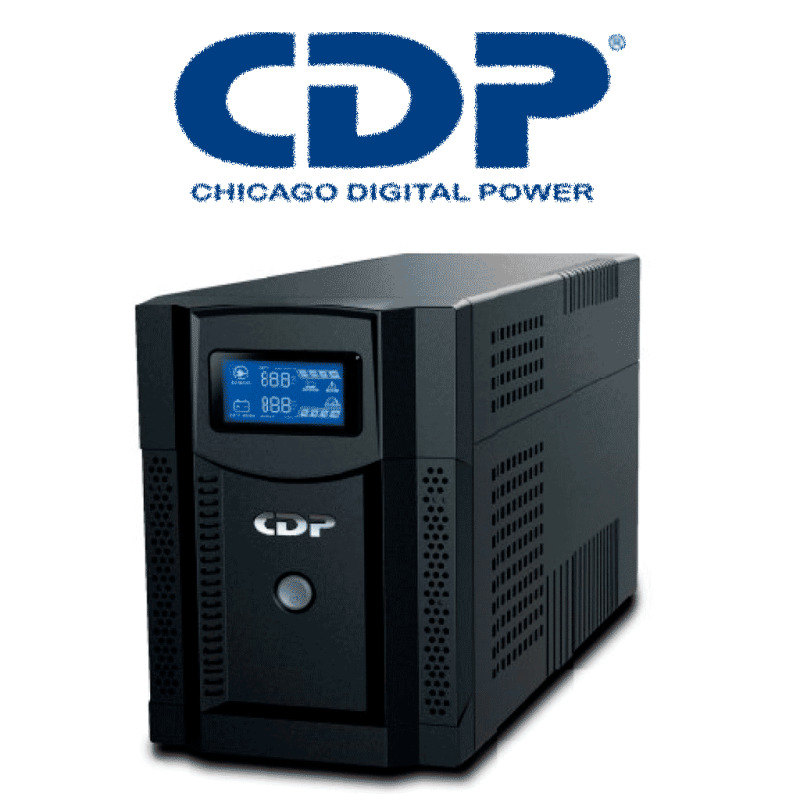 CDP UPRS 2008 UPS / 2000 VA / 1400W / Onda senoidal pura / Baterias 12V a 9AH X 2 / Interfaz de comunicación mediante USB / SOBRE PEDIDO image 3