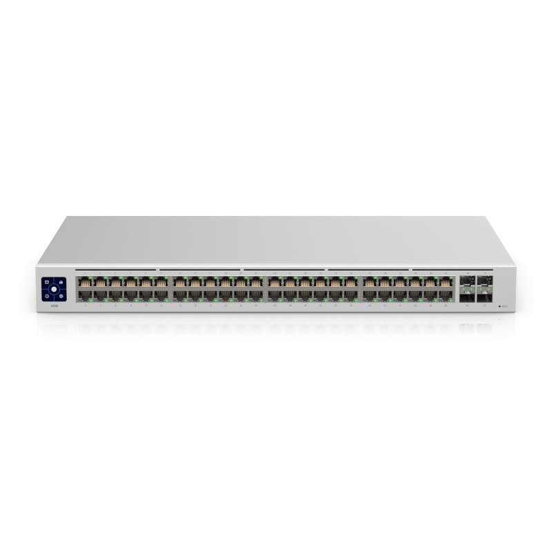 UBIQUITI USW-48 UniFi Switch, Capa 2 de 48 puertos 10/100/1000 Mbps + 4 puertos 1G SFP, pantalla informativa image 11
