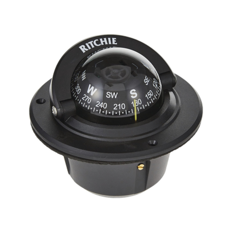 Brújula serie Explorer en color negro con iluminación nocturna color verde