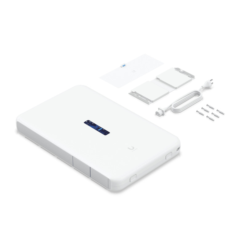 UniFi Dream Wall Machine TODO en uno  Router Security Gateway / Administre todas las aplicaciones UniFid / Switch 17 puertos GbE POE/ WiFi 6 MuMIMO 4x4 / 128 GB SSD interno expandible image 2