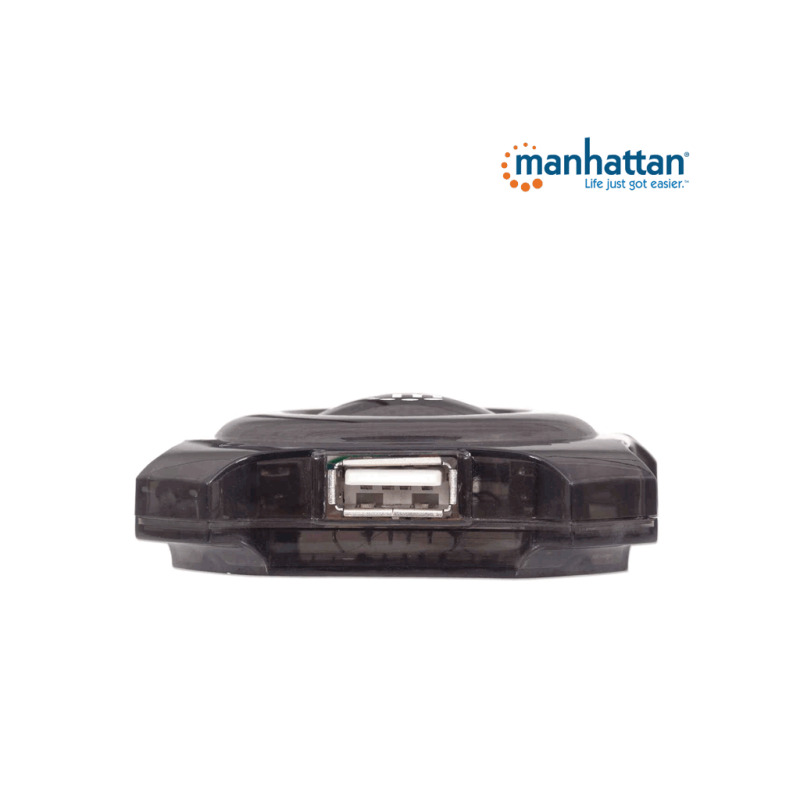 MANHATTAN 162272 - Mini Hub USB de 4 Puertos que Proveen Energía/ Soporta especificaciones USB 1.1/ Soporta Dispositivos y Puertos USB 2.0 (hasta 12 Mbps)/  image 7