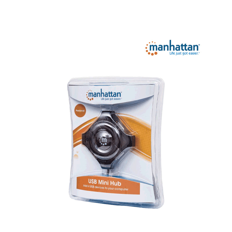 MANHATTAN 162272 - Mini Hub USB de 4 Puertos que Proveen Energía/ Soporta especificaciones USB 1.1/ Soporta Dispositivos y Puertos USB 2.0 (hasta 12 Mbps)/  image 14