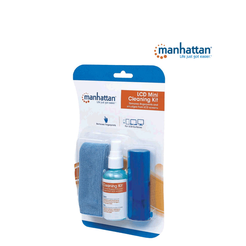 MANHATTAN 421010 -  Kit de Limpieza para Pantallas LCD/  Libre de Alcohol/  Incluye Solución de Limpieza/ Brocha y Paño de Microfibra/ #LoNuevo image 6