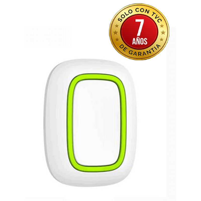 AJAX  Button W - Botón de alarma inalámbrico /Smart Button Color Blanco image 2