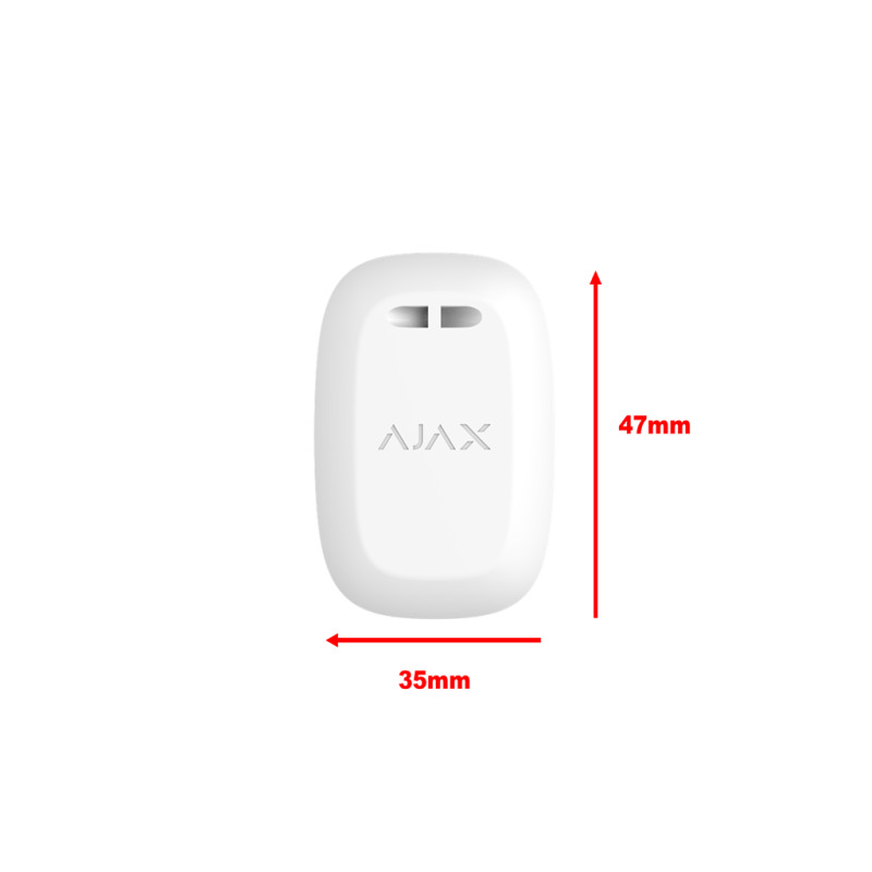 AJAX  Button W - Botón de alarma inalámbrico /Smart Button Color Blanco image 6