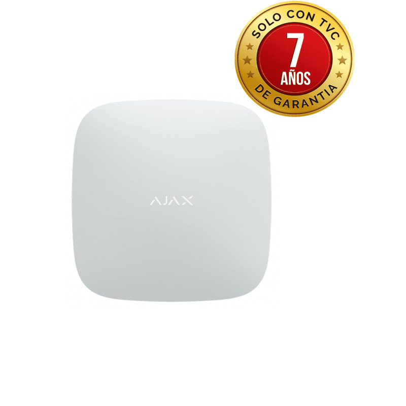 AJAX Hub2Plus W - Panel de  alarma conexión Ethernet, WiFi, LTE Control mediante aplicación para smartphone. Color Blanco image 2