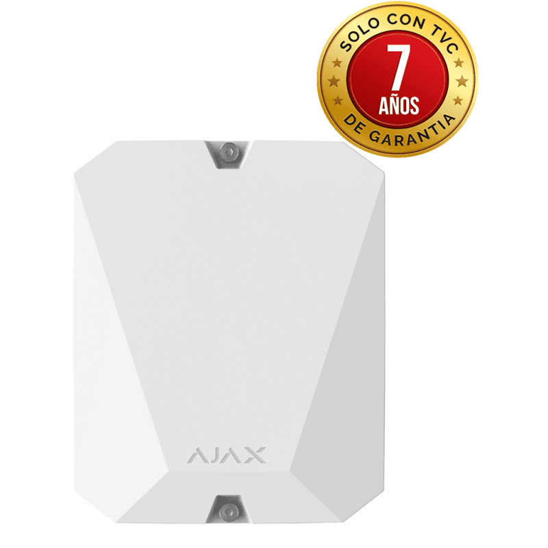 AJAX  MultiTransmitter W  - Módulo para conectar  alarma cableada a Ajax y gestionar la seguridad a través de la app. Color Blanco image 2