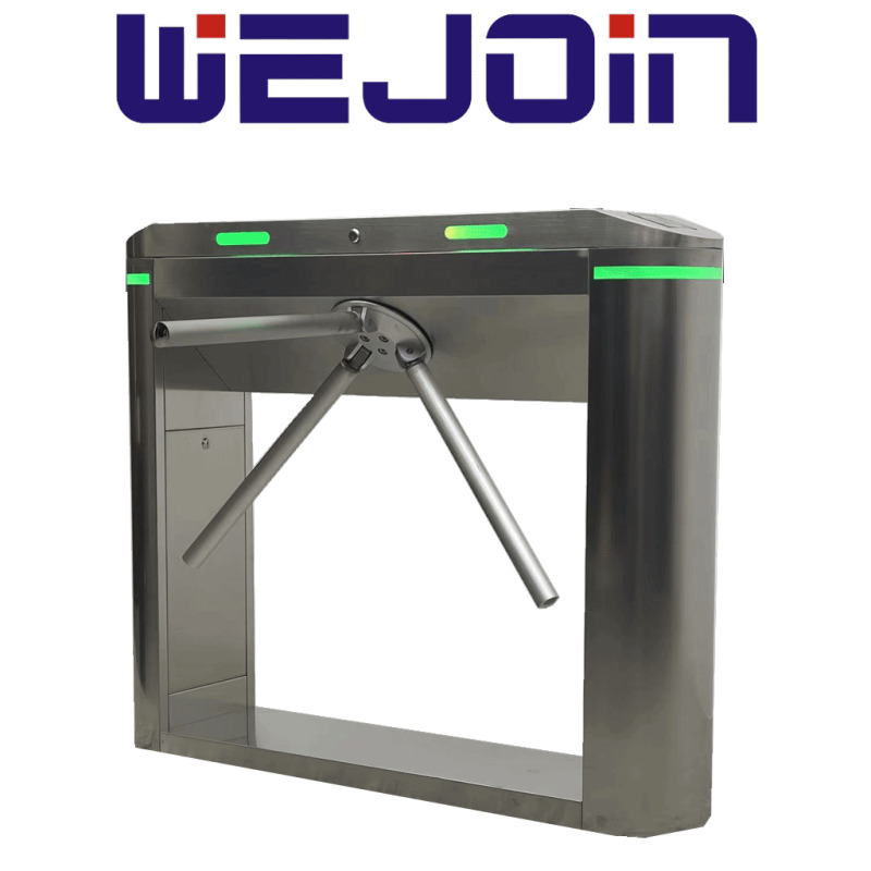 WEJOIN WJTS212 - Torniquete Automático Motorizado de uso rudo / Servo Motor / Bidireccional / Acero Inoxidable / Indicador Led / Semi-Exterior / 25~35 personas por minuto / Libre de Mantenimiento / Compatible con Controles de Acceso image 2