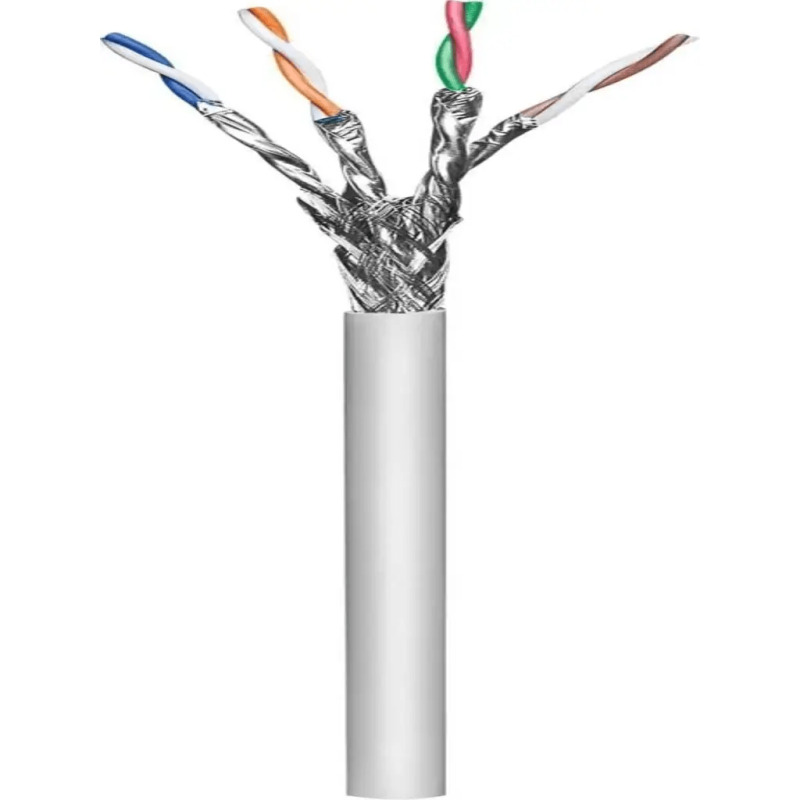 INTELLINET 705066 Bobina de Cable FTP Cat6a, CM S/ Rollo de 305 m, Filamento sólido 100% cobre, Clasificación CM, Gris, empaque en carrete image 2
