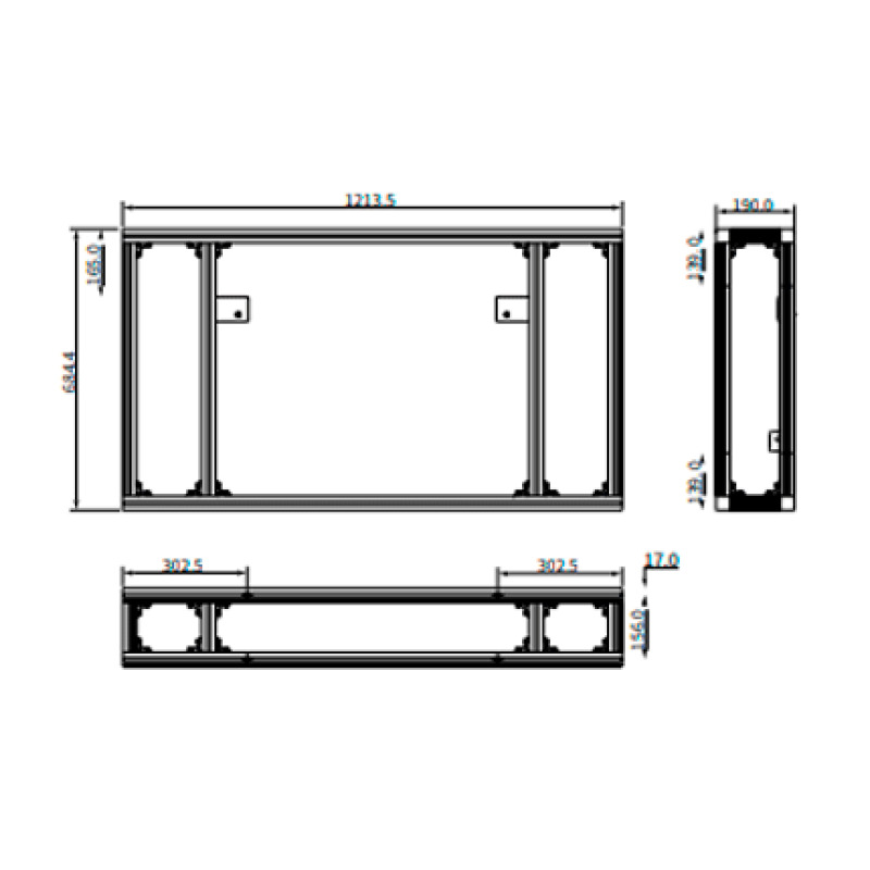 DAHUA LS550UC-E/U-Y - Soporte para Monitor de 55 Pulgadas/ Mantenimiento Trasero/ Para Montaje en en Piso/ Compatible con: DHI-LS550UCM-EF/ #LoNuevo image 3