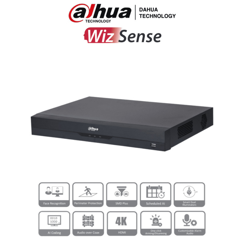 DAHUA XVR5232AN-I3 - DVR de 32 Canales de 5 Megapixeles Lite/ WizSense/ H.265+/ 2 Bahías de Discos Duros/ Hasta 32 Canales IP/ 2 Ch de Reconocimiento Facial/ SMD Plus/ Codificación IA/ Onvif/ Funciones IoT&POS/ Audio Bidireccional/ image 2