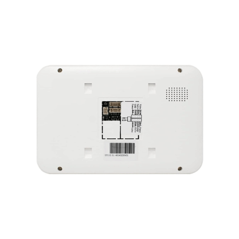 ZKTECO VDPIB3 - Monitor para Videoportero Analógico de 7 pulgadas / Pantalla LCD / Resolución 800*480 / Hasta 25 Tonos Diferentes / Imagen Nítida / Botón de NO Molestar / Conexión mediante 4 Hilos  image 4