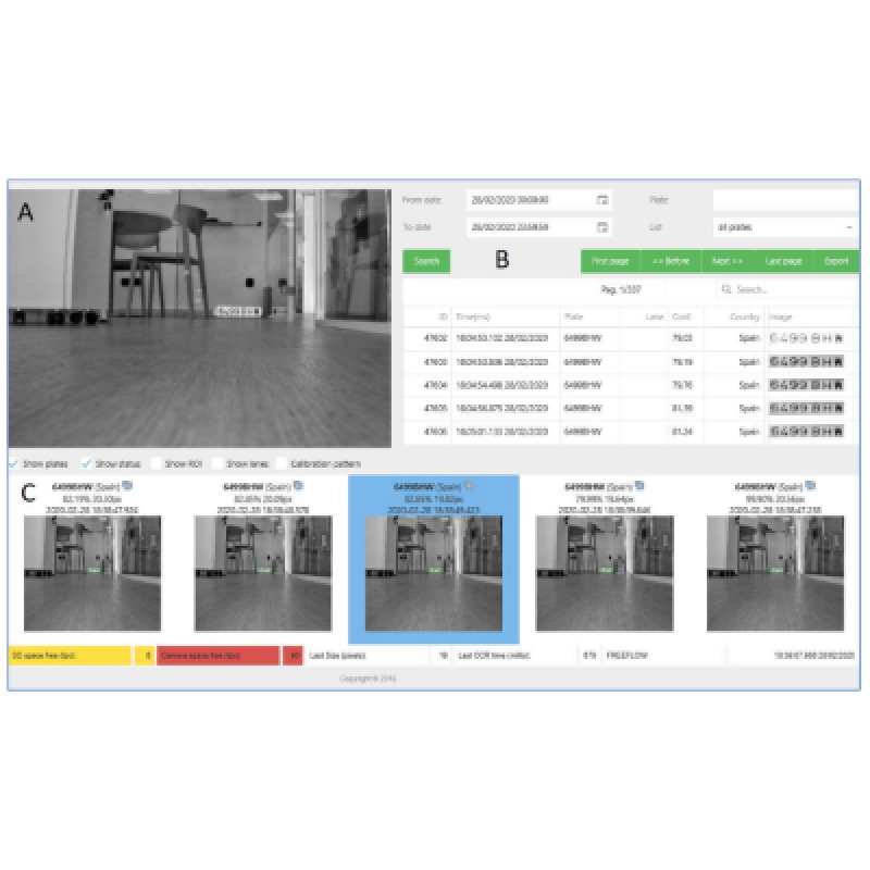 ZKTECO LPR BL852Q38ALP - Cámara IP Bullet para reconocimiento de placas / Resolución 2MP / Software LPR integrado / Lente Motorizado / Reconocimiento de placa de 80 países / POE / IP67 / Audio / Alarma / RS485 / Ranura para tarjeta SD  image 7