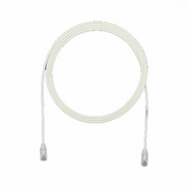 Cable de Parcheo TX6 UTP Cat6 Diámetro Reducido 28AWG Color Blanco Mate 11 ft