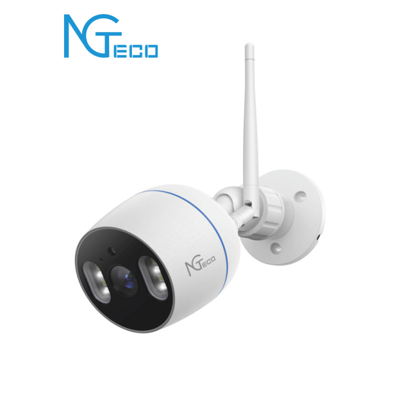 NGTECO NGC501 - Cámara IP Bullet WiFi / Resolución 1080P / Lente 3.6mm / Visión Nocturna / Ángulo de visión horizontal 85° / Audio Bidireccional / Almacenamiento Local y en la nube