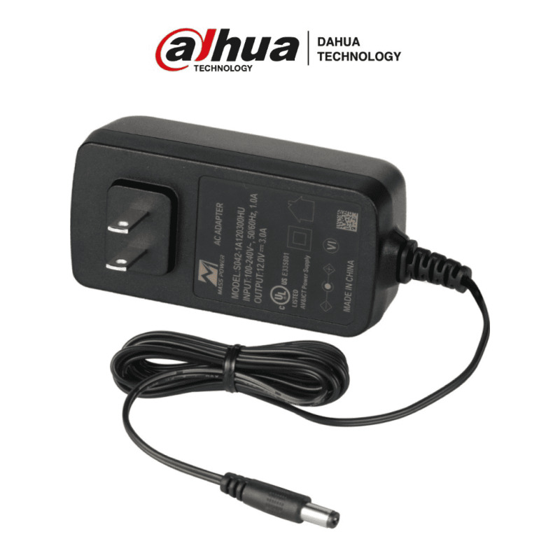 DAHUA S042-1A120300HU - Fuente de Poder de 12 VCD 3 Amper/ Voltaje de Entrada de 90 a 264 Vac/ Con Protección Contra Descargas/ Certificación UL/ #LoNuevo image 2