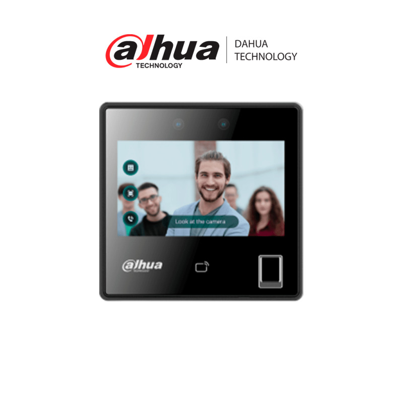 DAHUA DHI-ASI3214A-W - Control de Acceso con Reconocimiento Facial/ Pantalla Touch de 4.3 Pulgadas/ 3,000 Rostros/ Rango de Reconocimiento de .3 a 1.5 Metros/ 5,000 Huellas/ 3,000 Tarjetas MIFARE/ WiFi/ TCP/IP/ Wiegand y RS485/ P2P/ #LoNuevo  image 2