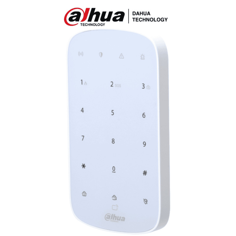 DAHUA DHI-ARK30T-W2 - Teclado Inalámbrico Interior Touch para Armado y Desarmado / Soporta hasta 32 usuarios con Pin o Tarjetas Mifare / Indicadores Led de Status del Hub / Alarma de Batería Baja /  #LoNuevo #AlarmasDahua image 2