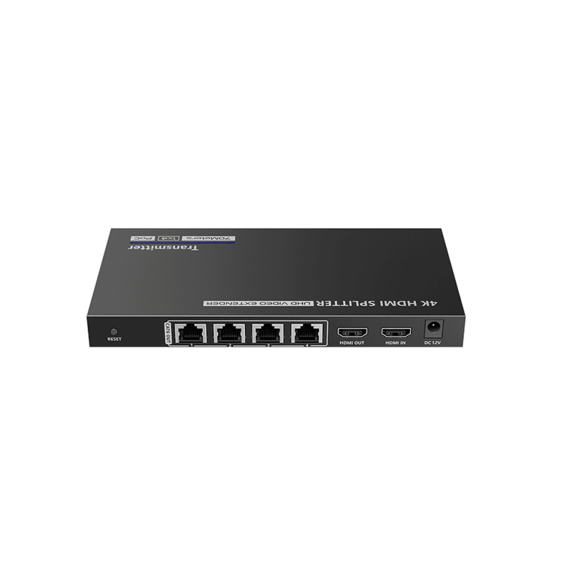 SAXXON LKV724P- Kit Extensor HDMI de 4 Puertos/ Resolucion 4K@30Hz/ Hasta 40 metros con resolución 4K y 70m a 1080P/ Cat 6/ 6A/ 7/ Loop HDMI/ Transmisor IR/ Plug and play image 4
