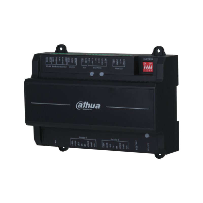 DAHUA DHI-ASC2202B(T) - Panel de Control de Acceso para 2 Puertas 2 Lectoras/ Compatible con Torniquetes Dahua/ TCP/IP/ Comunicación RS-458 y Wiegand/ 100,000 Usuarios y 500,000 Registros/ Soporta Interlock, Anti-passback, Desbloqueo Remoto/ #LoNuevo image 2
