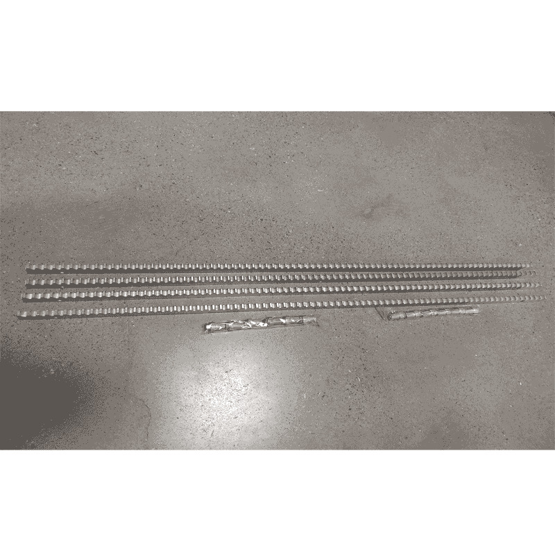 ZKTECO GRM08 - Cremallera para motor deslizante ZKTECO y Wejoin serie ZKSL800 Y ZKSL1500 / WJPKMP202 /1 Metro / Incluye accesorios de fijacion image 4