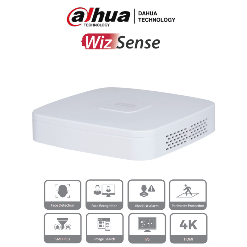 DAHUA NVR2116-I - NVR de 8 Megapixeles/ 16 Canales IP/ WizSense/ Rendimiento de 200 Mbps/ Smart H.265+/ 1 Ch de Reconocimiento Facial/ Hasta 10 Bases de Datos de Rostros/ SMD Plus/ Soporta Camaras Onvif/ 1 Puerto Sata/ #LoNuevo#BUENFIN image 3