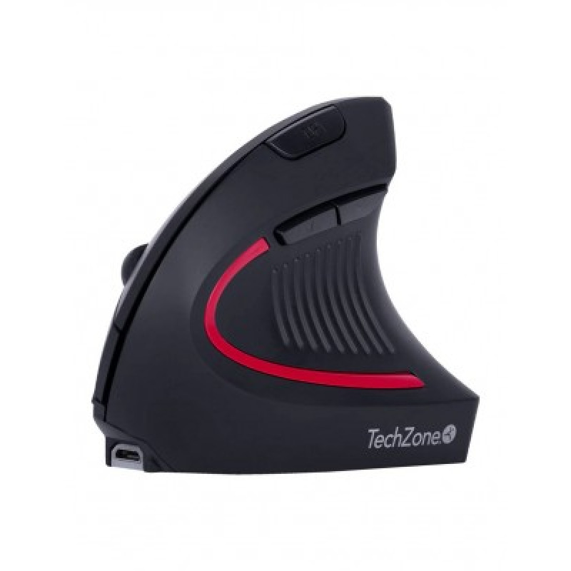 MOUSE TECHZONE TZMOUINA-06 INALAMBRICO RECARGABLE ERGONO 02 VERTICAL 2.4GHZ HASTA 1600 DPI