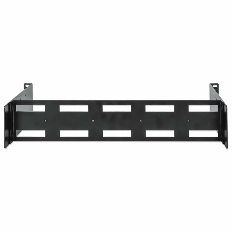 INTELLINET 716345 - Kit de carril DIN ajustable para rack de 19" /  2U /Profundidad de carril ajustable de 48 a 174 mm / Construído en aluminio / Color negro RAL 9005 image 5