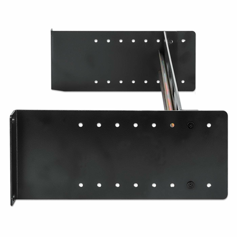 INTELLINET 716345 - Kit de carril DIN ajustable para rack de 19" /  2U /Profundidad de carril ajustable de 48 a 174 mm / Construído en aluminio / Color negro RAL 9005 image 6